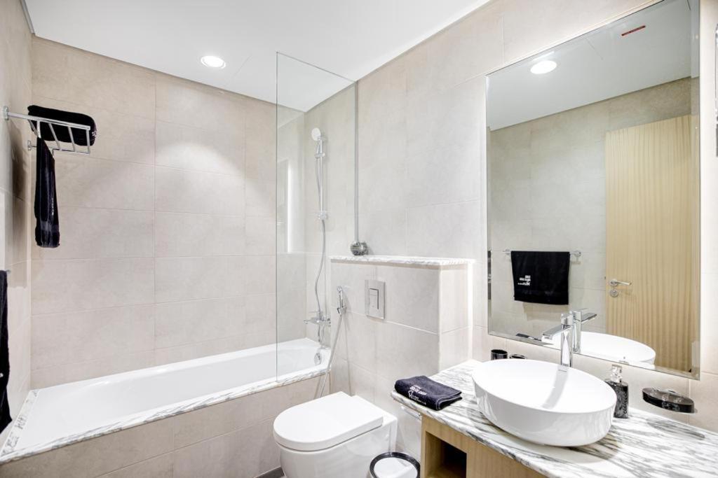 Paramount Midtown Deluxe 1 Bedroom Apartment With Full Burj-Khalifa View Dubái Exterior foto